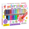 TBC The Best Crafts Paint Sticks 24 Colors Mixed pack Washable Paint Non-toxic Tempera Paint Sticks for Kids and Students